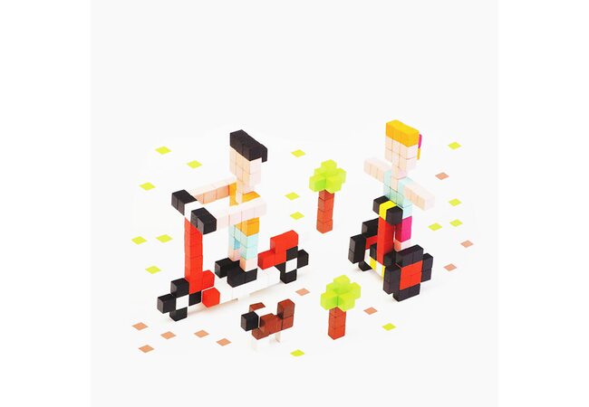 Развивающий конструктор Cubika World «На колесах», 200 дет.