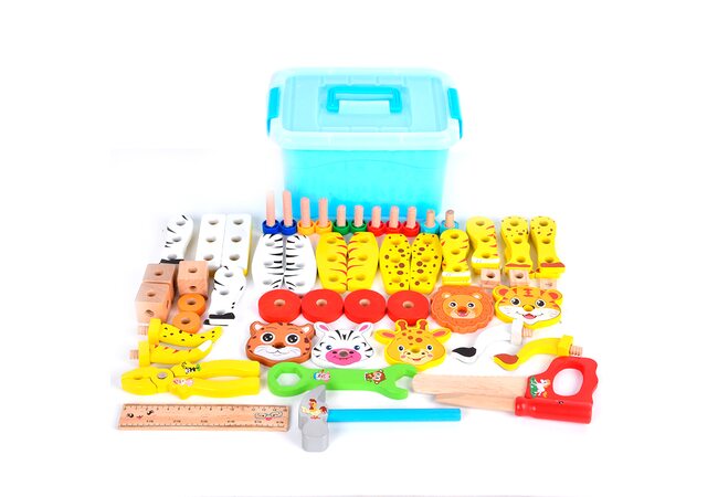 Конструктор «Роботех», 58 дет. (животные)