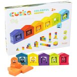 Деревянный конструктор «Домики», 30 дет.