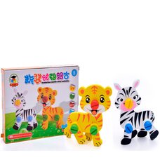 Конструктор «Животные» (Тигр-Зебра)