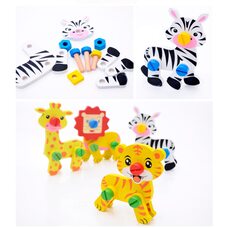 Конструктор «Животные» (Тигр-Зебра)