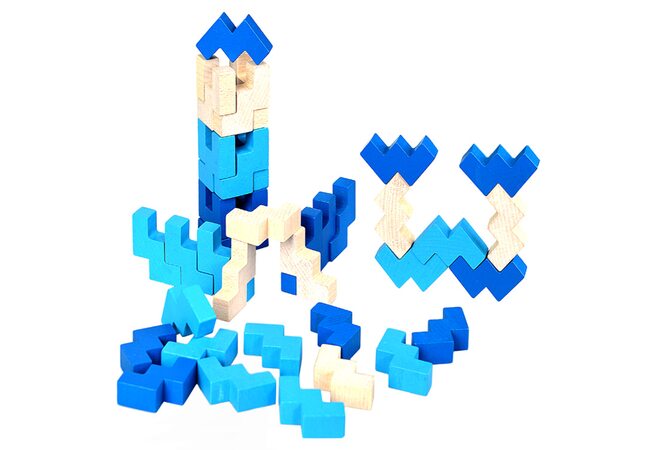 Конструктор «Зигзаг-городок», 40 дет.