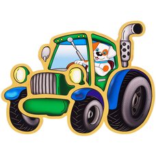 Большая фигура-пазл «Трактор»
