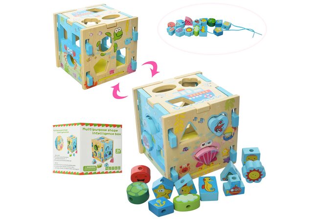 Куб-сортер-шнуровка «Море»