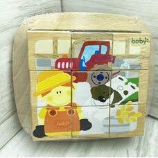 Кубики «Домашние животные», 9 шт.