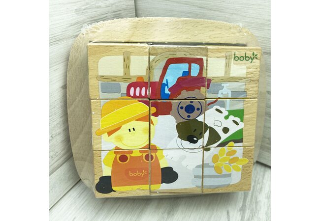 Кубики «Домашние животные», 9 шт.