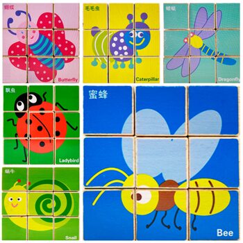 Кубики «Асорті» (комахи)