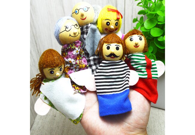 Пальчиковый театр «Человечки», 6 героев