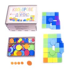 Развивающая игра «Цветное квадро домино»