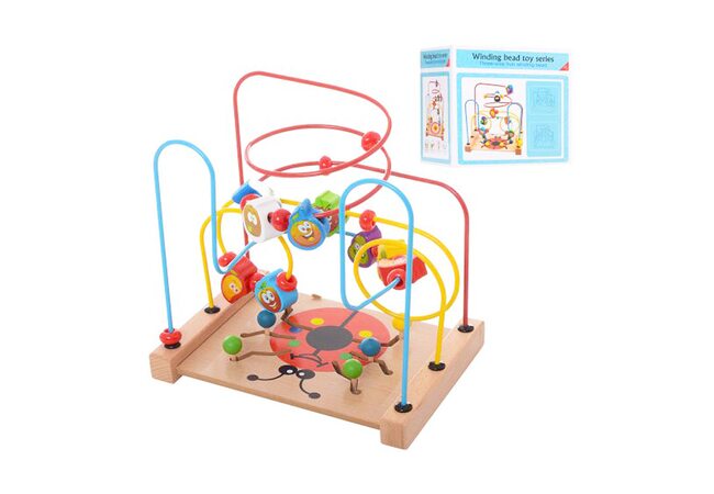 Пальчиковый лабиринт-божья коровка «Фрукты»