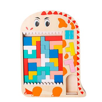 Логическая игра «Cменные блоки. Дракончик.»