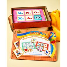 Лото «Украинский алфавит и цифры»