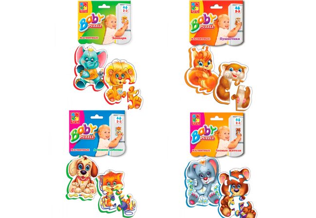 Магнитные пазлы «Микс»