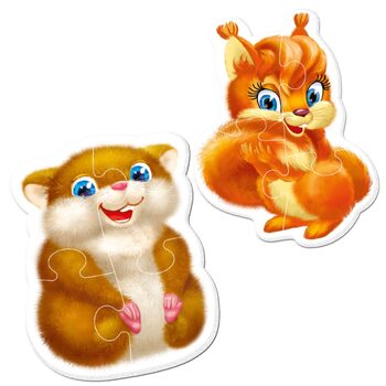 Магнитные беби-пазлы «Пушистики»