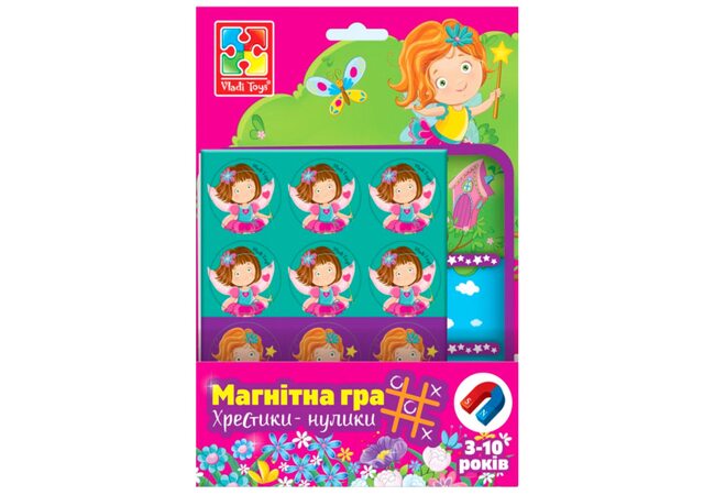 Настольная магнитная игра «Крестики-нолики. Феи.»