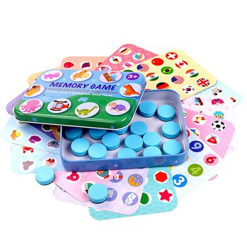 Магнитная игра МЕМО (голубая)