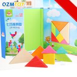 Магнитный танграм в папке с заданиями (240 шт.)