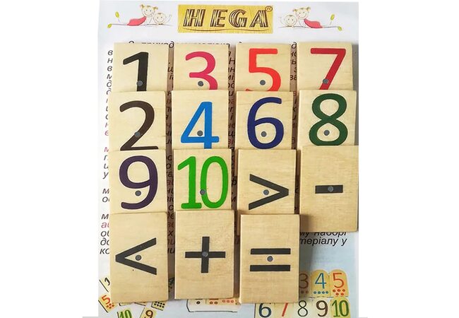 Набор магнитов «Цифры и знаки» от «ТМ HEGA»