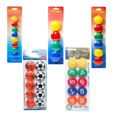 Цветные магниты для мольбертов