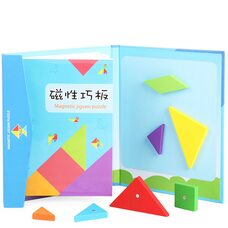 Магнитный танграм в папке с заданиями