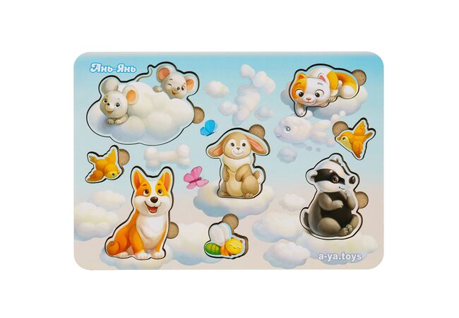 Зефирные вкладыши «Чудо зверята - 1» (маленькие) 