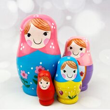 Сувенирная матрешка (кроха)