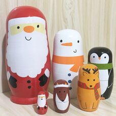 Матрешка «Новый Год», 6 в 1