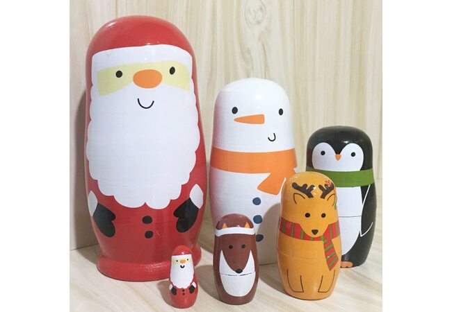 Матрешка «Новый Год», 6 в 1