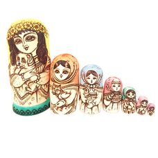 Матрешка «Девицы» 7 в 1