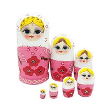 Деревянная матрешка «Красоточки» 7 в 1