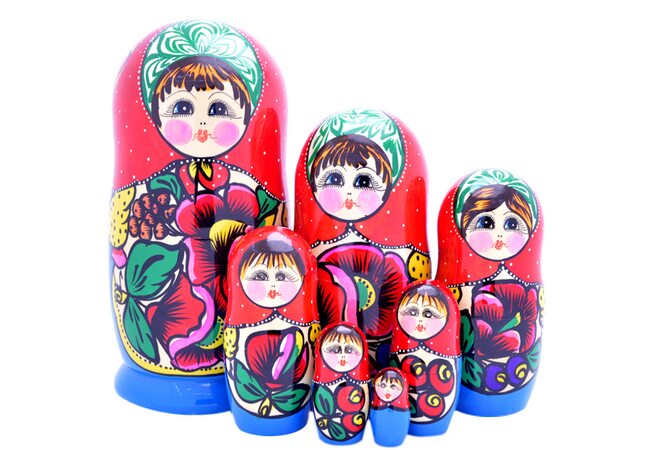 Матрешка «Народная» 7 в 1