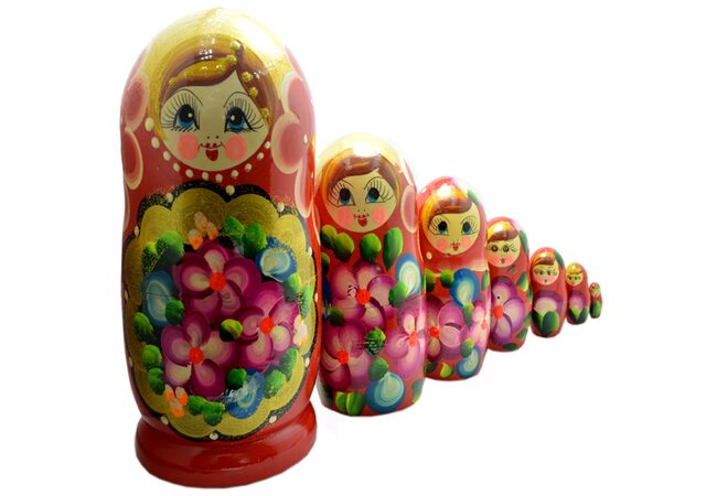 Матрешка 7 в 1 «Девицы»