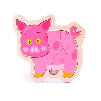 Мини-пазл «Хрюша»