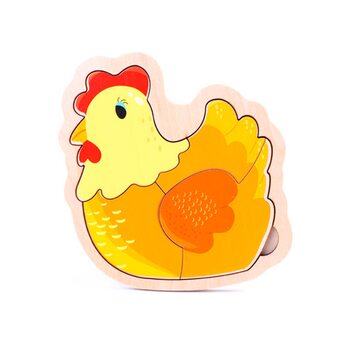 Мини-пазл «Курочка»