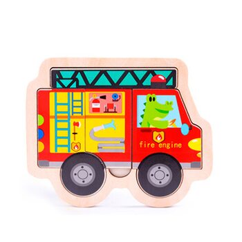 Мини-пазл «Пожарная машина»