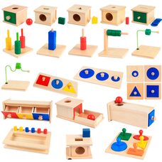 Дидактические Монтессори материалы