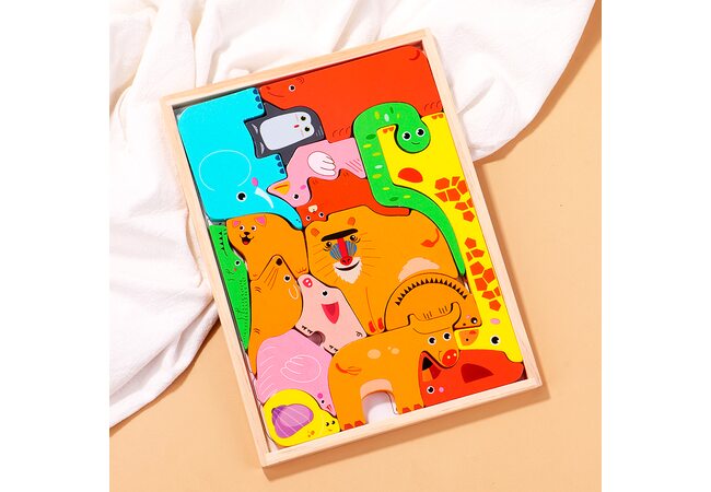 Мозаїка «Африканські тварини», 17 дет.