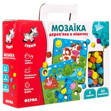 Мозаика-картинки «Ферма»,90 дет.