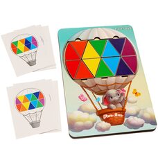 Игра «Слоник на воздушном шаре» (цвета)