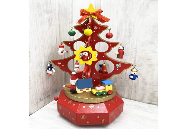 Музыкальная карусель «Елочка» (красная)