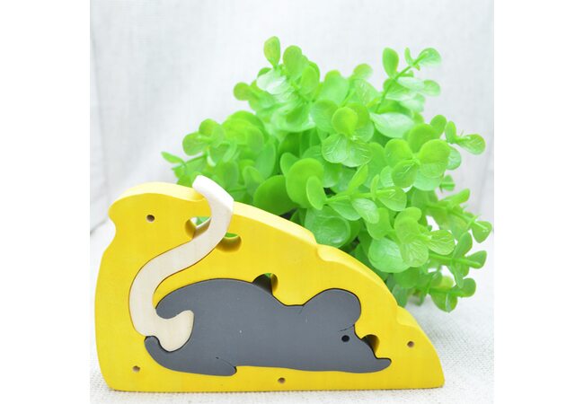 «Мышонок в сыре» 3D пазл, 3 дет.