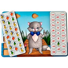 Набор «Арифметика (больше-меньше). Ученый котик.»