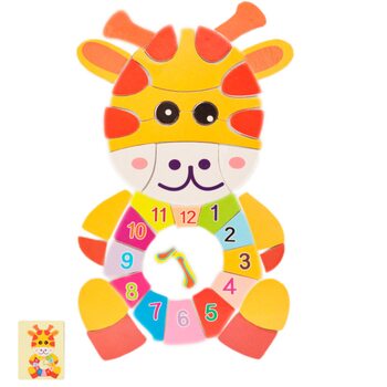 Набір магнітів «Годинник-Жираф»