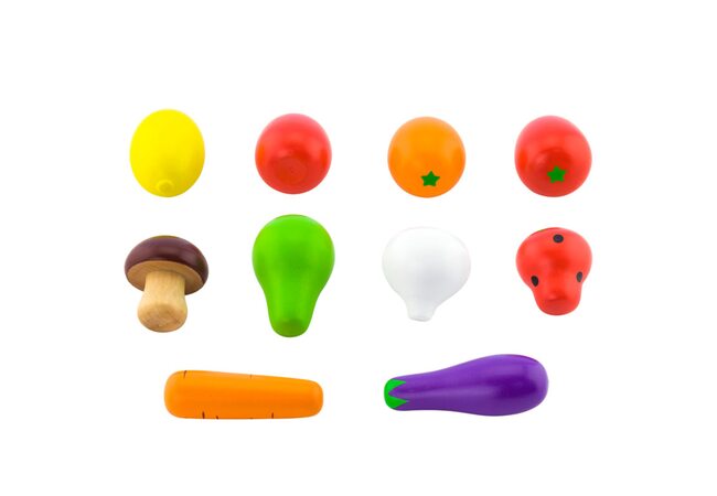 Деревянный набор «Овощи-фрукты»