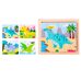 Набор пазлов «Динозаврики», 4 шт., Фото 3