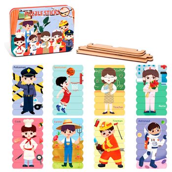 Набор пазлов «Профессии», 8 шт.