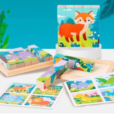 Набор пазлов «Животные Африки», 4 шт.