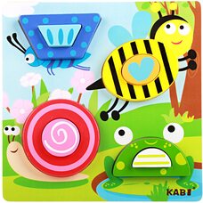 Объемные пазлы-картинки «Насекомые»