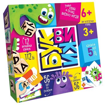 Настільна гра «Буквики», рос.