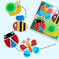 Объемный вкладыш-пазл «Насекомые»